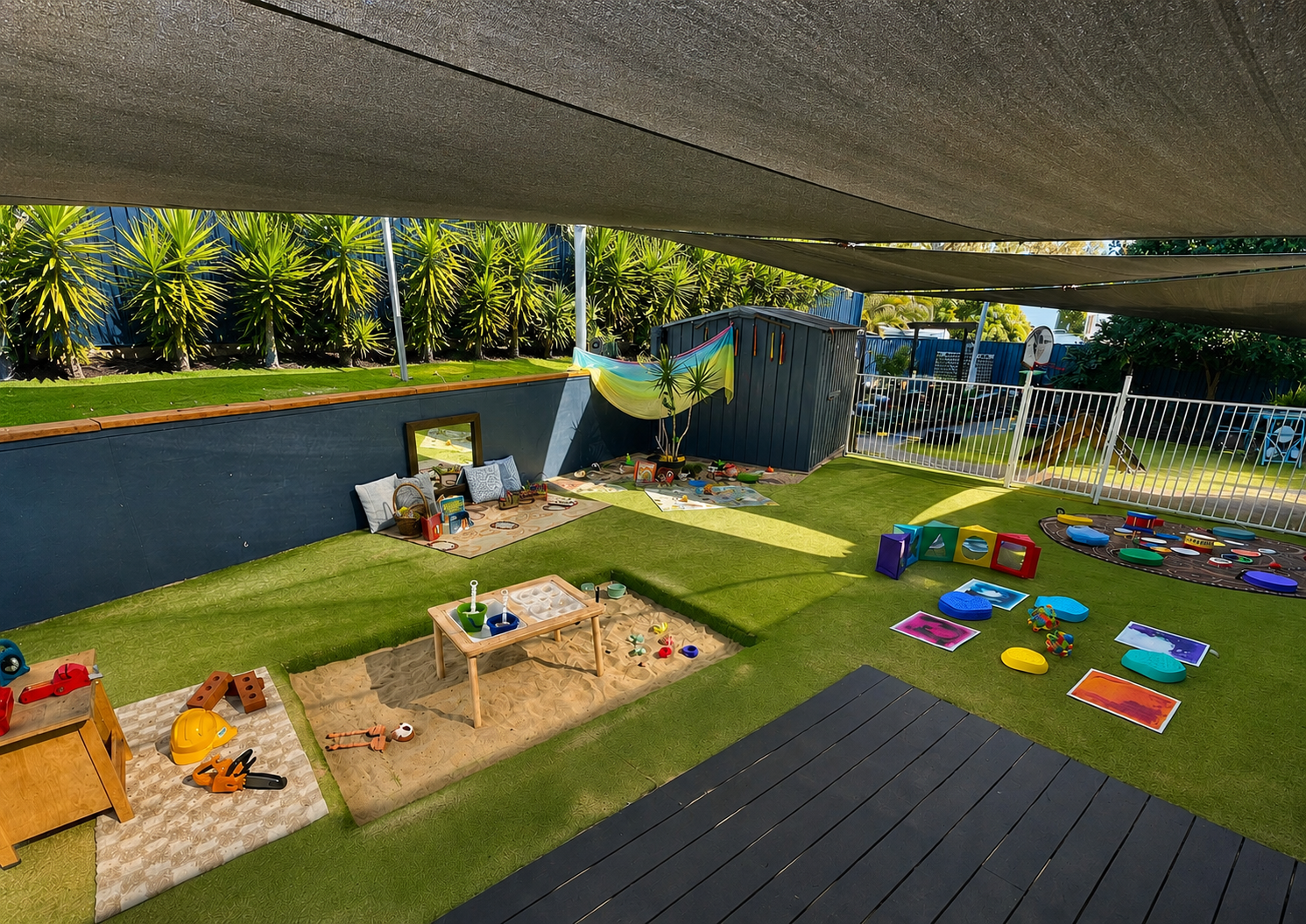 Dedicated Koala Room outdoor learning yard for babies and toddlers